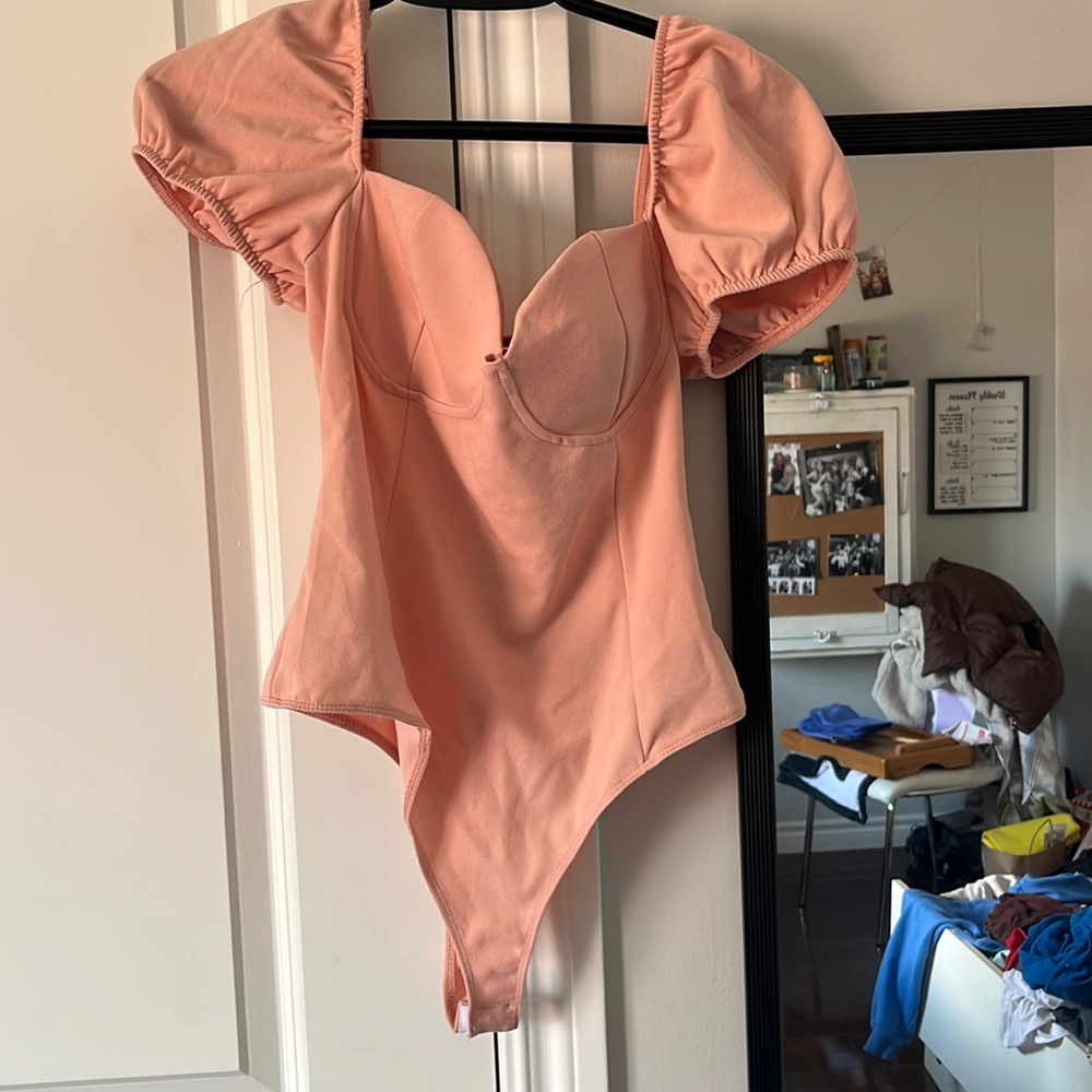 light pink body suit!